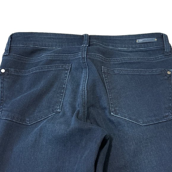 Pilcro and The Letterpress Sz 6 Blue Dark Wash Mid Rise Straight Leg Denim Jeans - Picture 8 of 8